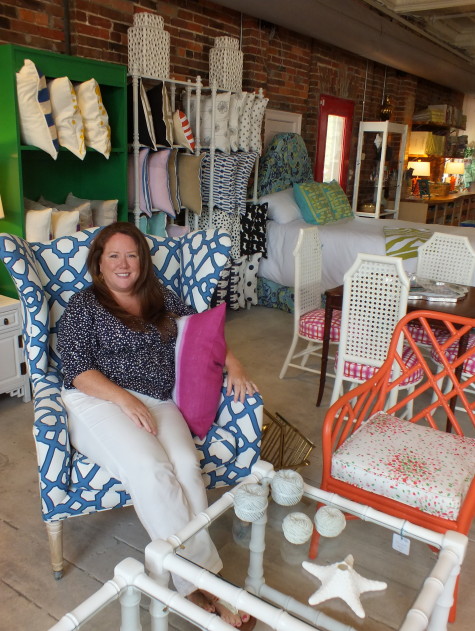 HGTV personality Meg Caswell, who owns the local Fifth and Castle Design Shop, is one of three judges for this year's competition. Photo by Hilary Snow.