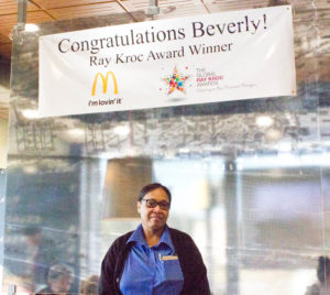 Beverly Robbins, general manager of the McDonald's at Shipyard Boulevard and Carolina Beach Road, won the Ray Kroc Award, the highest honor a manager can receive. Photo by Hannah Leyva.
