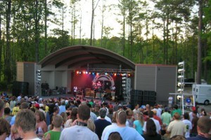 A concert at Greenfield Lake Amphitheater. Photo courtesy of the City of Wilmington.