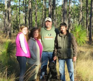 Mr. Marty Lanier, who is pictured with his family: wife Cyndi, son Jonathan, daughter Amanda, and dog Morgan. (Credit: Marty Lanier)
