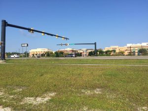 Mayfaire Town Center is directly across from the future location of Renaissance North (Port City Daily photo/MICHAEL PRAATS)