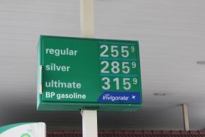 Gas prices in Wilmington have increased this week after Hurricane Harvey devastated Texas (Port City Daily photo/MICHAEL PRAATS)