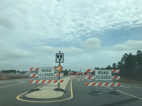 A bridge over a manmade lake in RiverLights has been closed since the beginning of the year -- it's the latest delay in reopening River Road. (Port City Daily photo | Benjamin Schachtman)