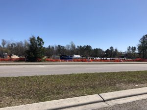 Construction is underway at Renaissance North in Wilmington (Port City Daily photo/MICHAEL PRAATS)