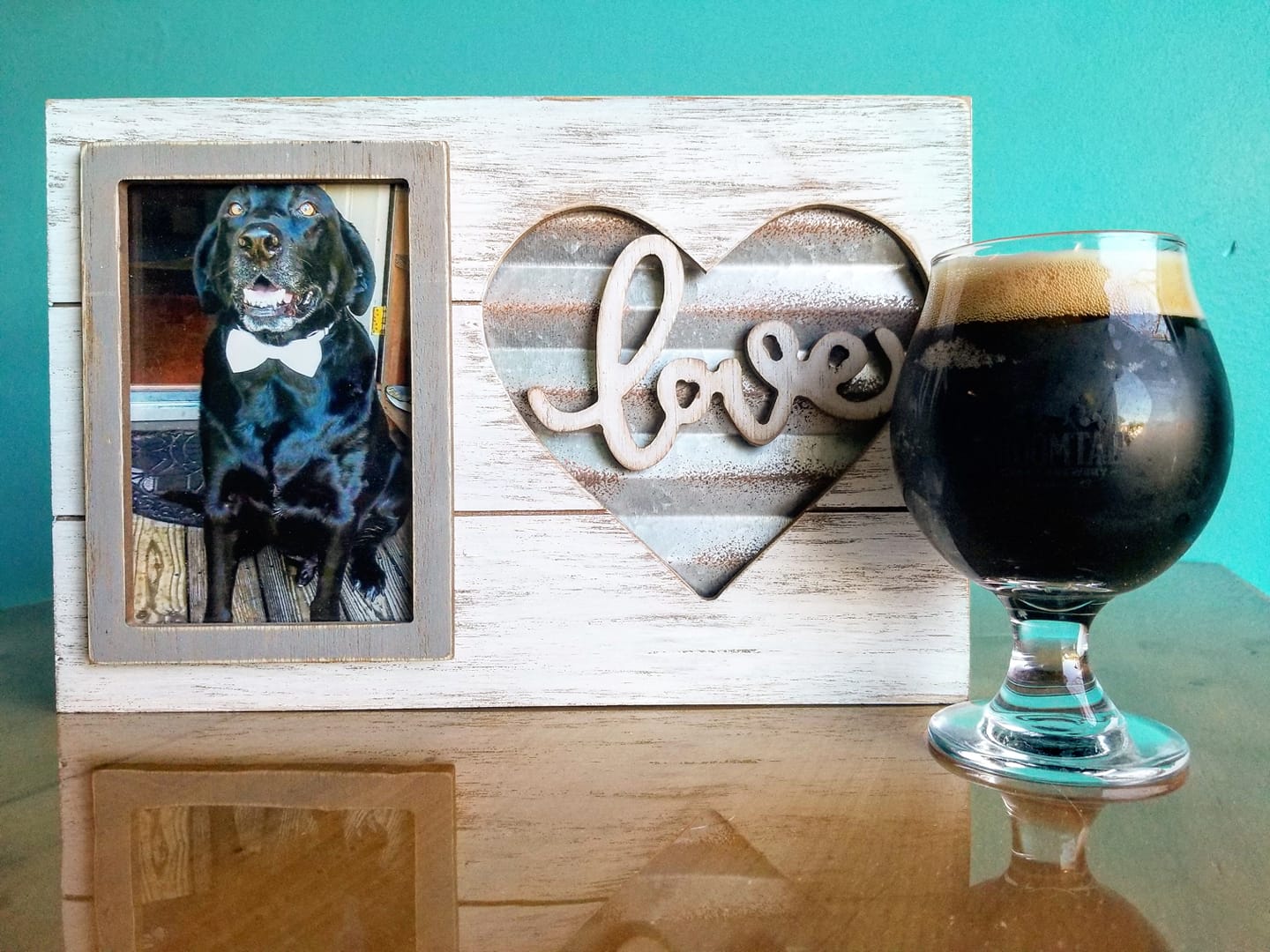 Broomtail's newest release, Woofgang Amadogus, is an oatmeal stout created in honor of a long-time regular at the brewery – Woofer. (Port City Daily photo/Courtesy Broomtail Craft Brewery)