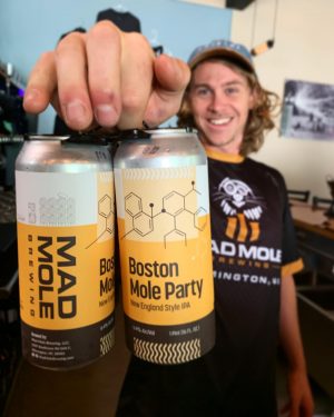 Mad Mole's first can release. (Port City Daily photo/Courtesy Mad Mole Brewing)