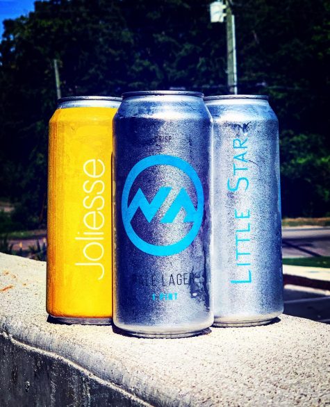 New Anthem's Little Star, an American Keller lager, and Joliesse, a Pilsner wheat. (Port City Daily photo/Courtesy New Anthem Beer Project)