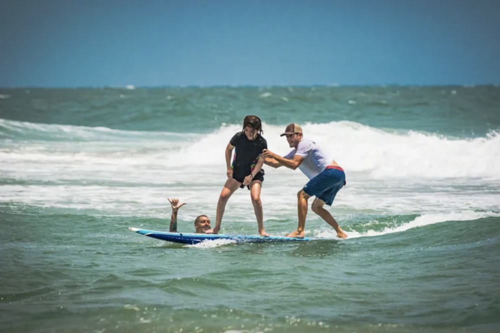 To kick off the day, the Surf City Ocean Fest will host an "adaptive surf clinic" for young people with disabilities. (Port City Daily photo/Mark Morris)