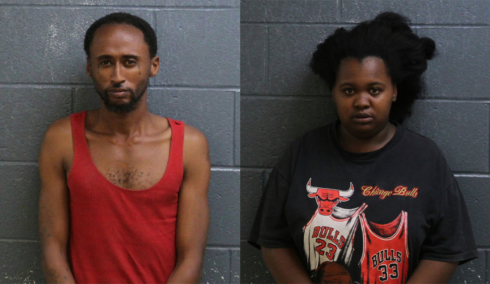 Raymond Brooks, 33, and Myasia Morange, 18, were arrested for the death of a UNCW student named Christopher Duane Stewart. (Port City Daily photos/Courtesy PCSO)