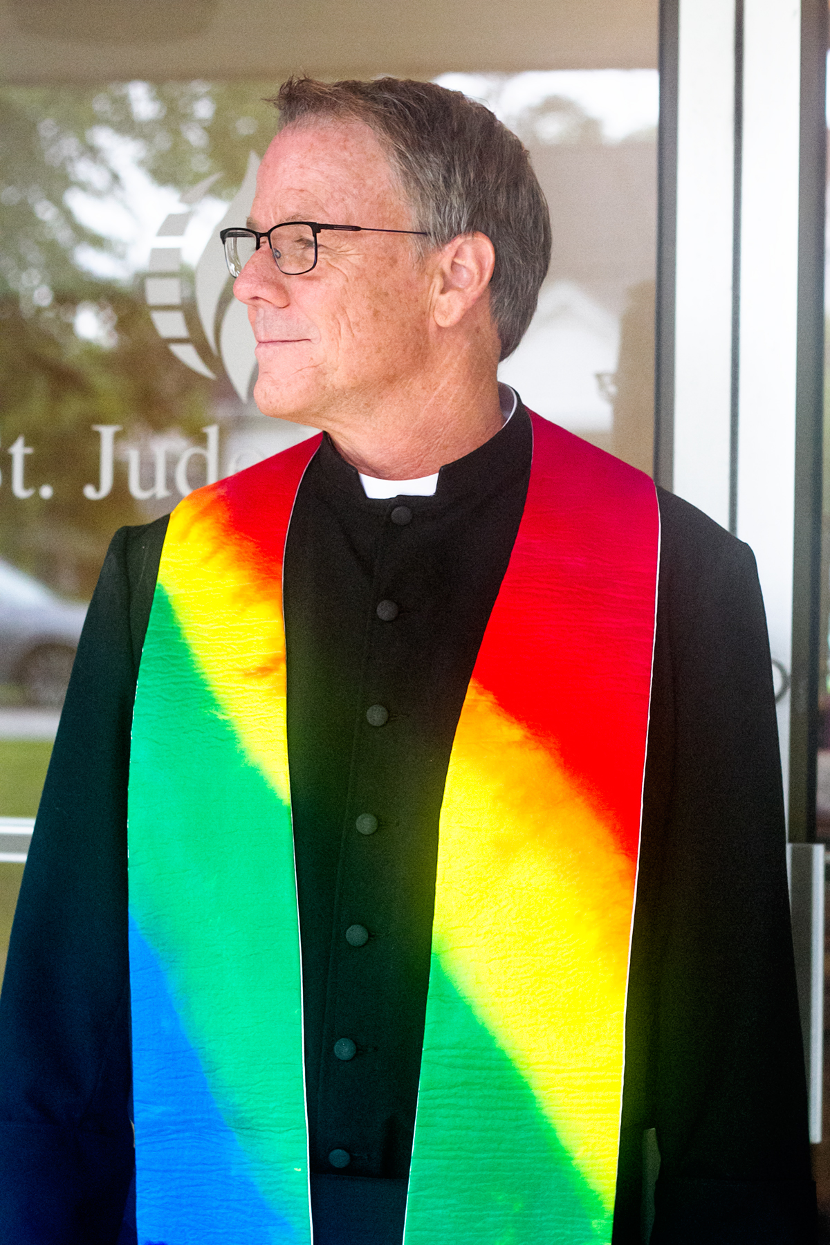 Rev. John McLaughlin has lead St. Jude's MCC in Wilmington for over a decade. (Port City Daily photo/Johanna F. Still)
